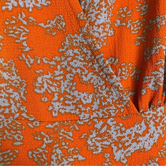 Relipop Womens Floral Print Romper Ruffle Hem Romper - Picture 9 of 11